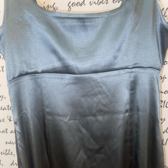 Maeve Square-Neck Satin Stretch Midi Dress - Picture 10 of 15